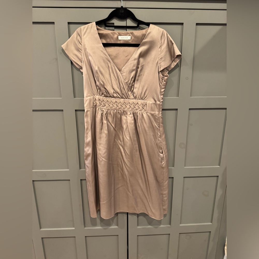 Rene Lezard silk-blend short sleeve Women's Dress
